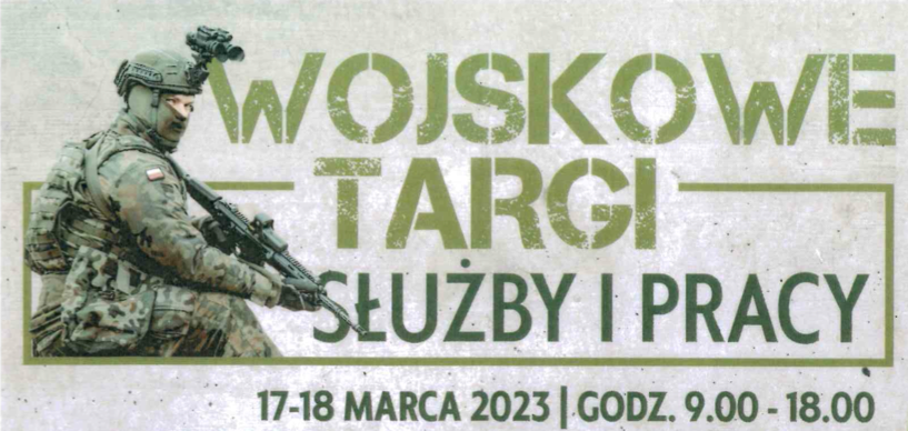 Targi wojskowe baner