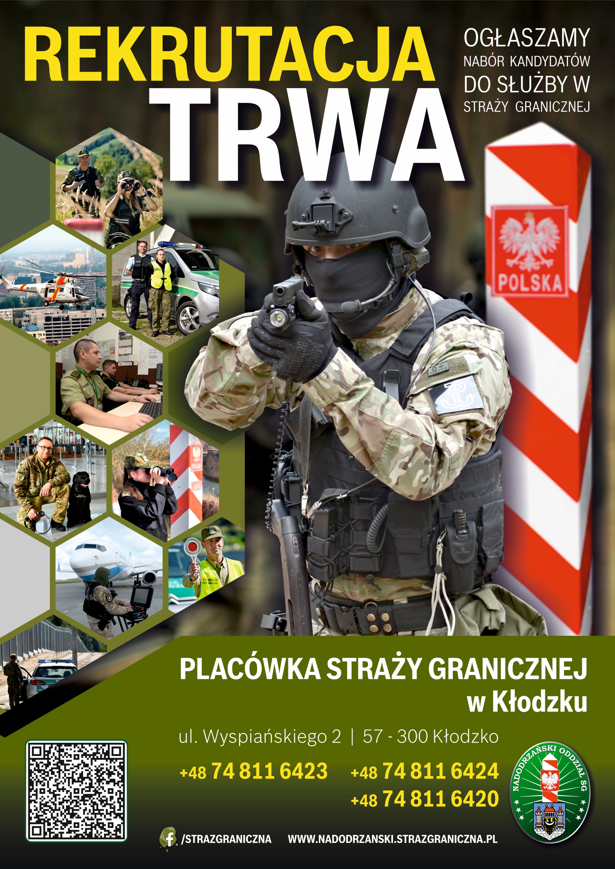 plakat rekrutacja straż graniczna