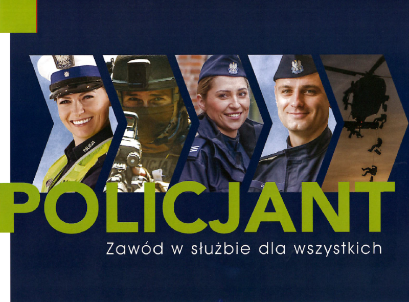 policja, plakat dotyczący naboru