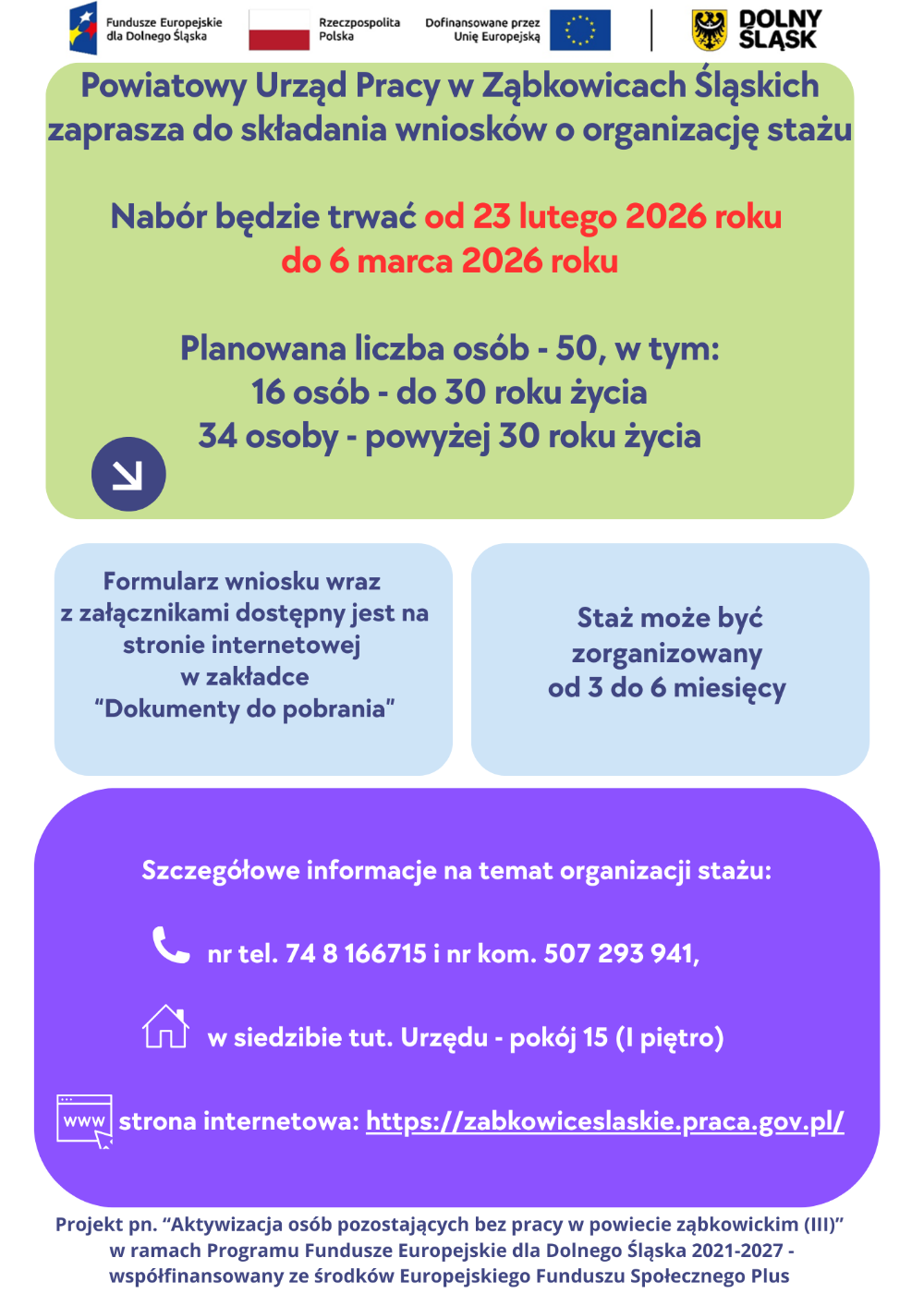 Plakat informacyjny
